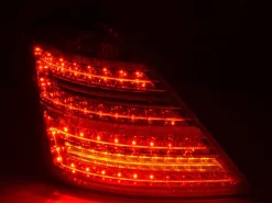 Baklampor LED Röd/Klarglas Mercedes-Benz S-Klass (221) 2005-2009