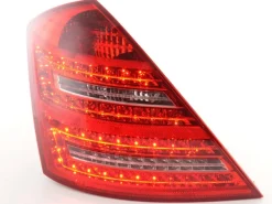 Baklampor LED Röd/Klarglas Mercedes-Benz S-Klass (221) 2005-2009