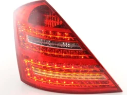 Baklampor LED Röd/Klarglas Mercedes-Benz S-Klass (221) 2005-2009