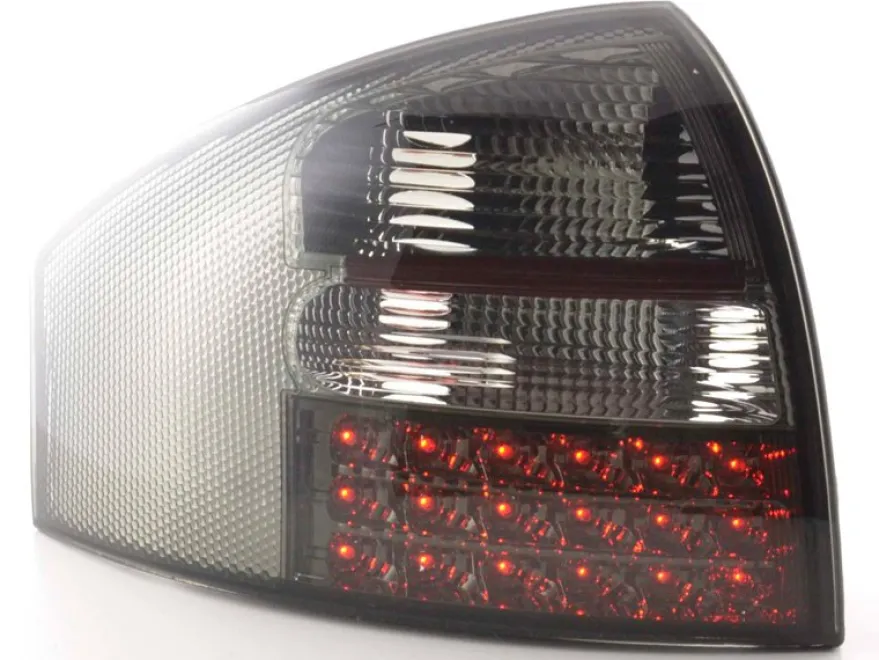 Baklampor LED Smoke Audi A6 (C5/4B) Sedan 1997-2003