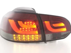 Baklampor LED Smoke/Röd VW Golf MK6