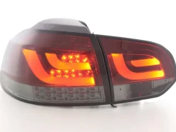 Baklampor LED Smoke/Röd VW Golf MK6