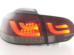 Baklampor LED Smoke/Röd VW Golf MK6