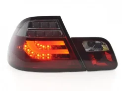 Baklampor LED Svart/Röd BMW 3-Serien E46 Coupe 1999-2003