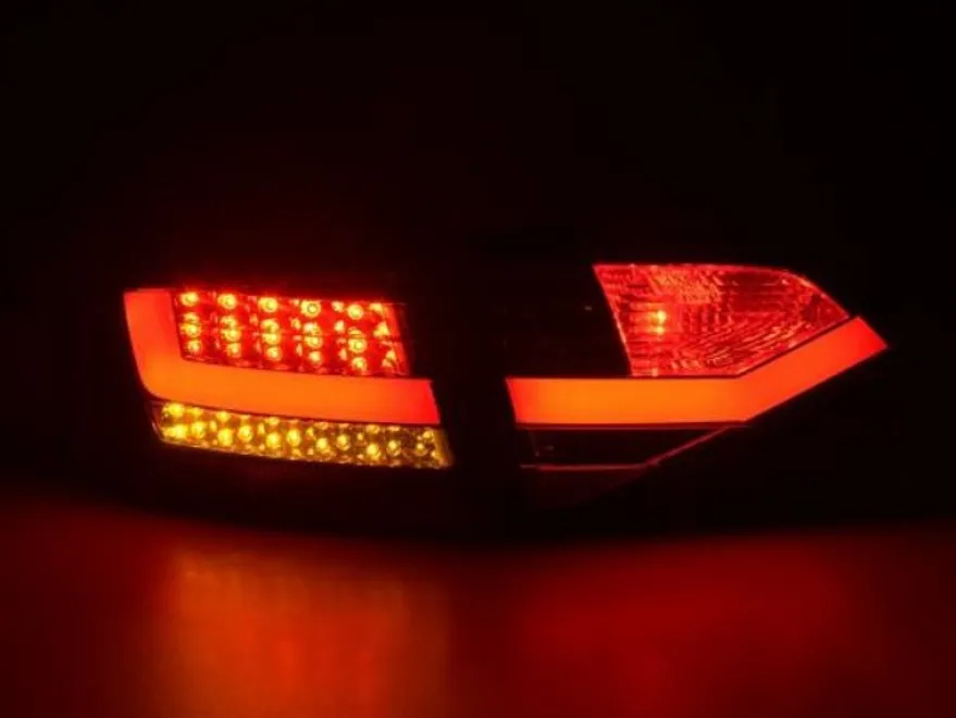 Baklampor LED Svart/tonade Audi A4 (B8/8K) Sedan 2007-2011