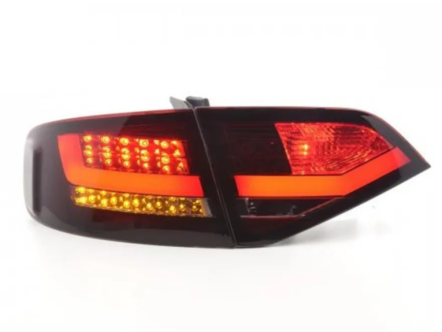 Baklampor LED Svart/tonade Audi A4 (B8/8K) Sedan 2007-2011