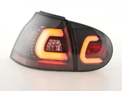 Baklampor LED Svart VW Golf MK5 2003-2008