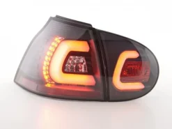 Baklampor LED Svart VW Golf MK5 2003-2008
