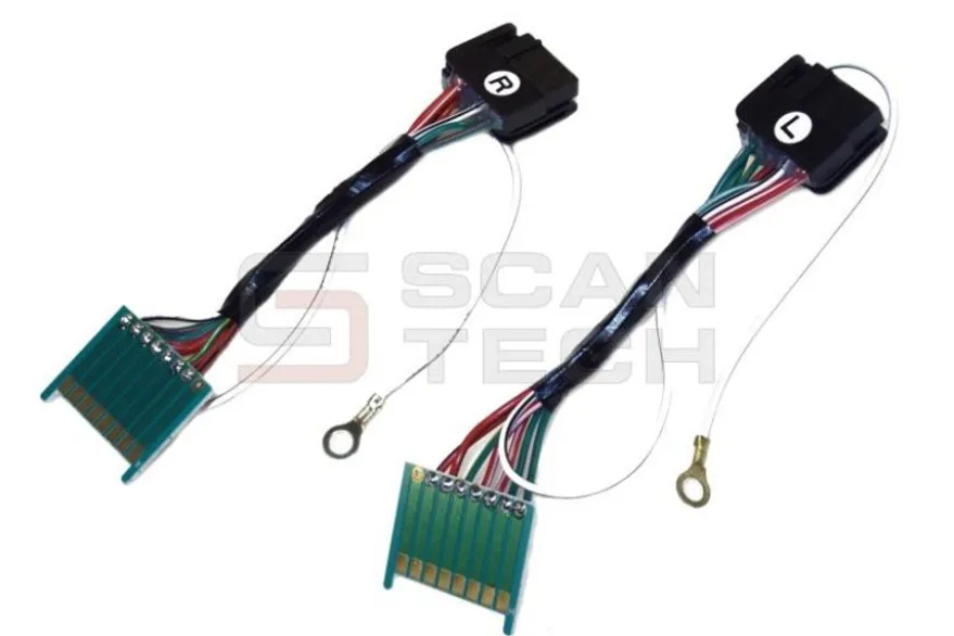 Baklampor med Vit Blinkers inkl. Adapterkabel Volvo 740/760