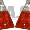 Baklampor Vit/Röd BMW 3-Serien E46 Coupe 3.1999-8.2001