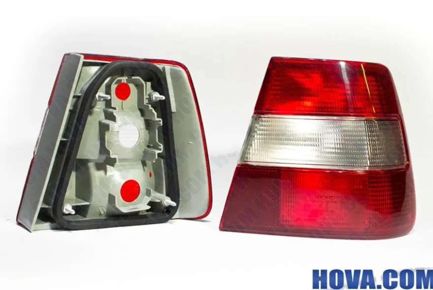Baklampor Vit/Röd med Vit Blinkers Volvo 940, 960