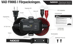Batteriladdare Noco Genius 2 6V/12V 2A