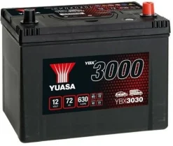 Bilbatteri SMF Yuasa YBX3030 12V 72Ah 630A