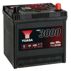 Bilbatteri SMF Yuasa YBX3108 12V 50Ah 400A