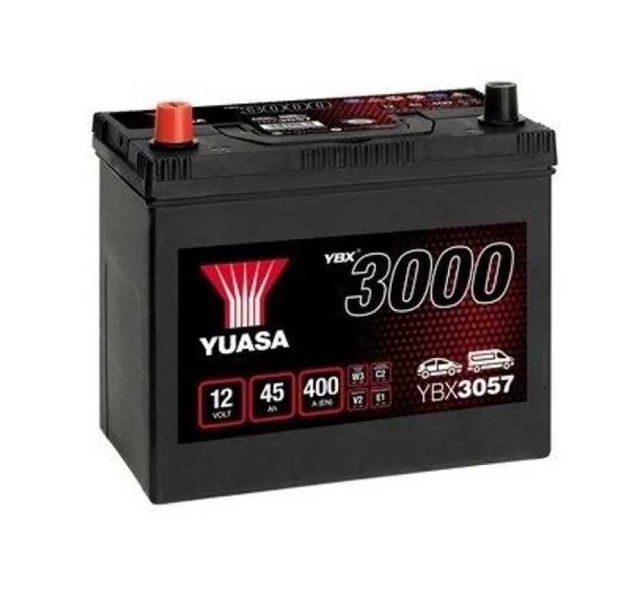 Bilbatteri SMF Yuasa YBX3057 12V 45Ah 400A