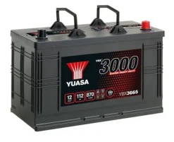 Bilbatteri SMF Yuasa YBX3665 12V 112Ah 870A