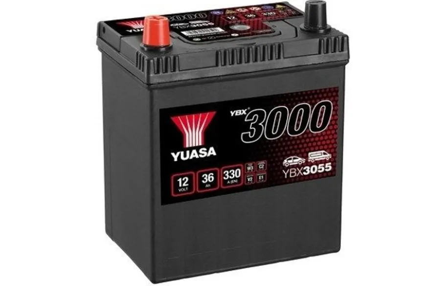 Bilbatteri SMF Yuasa YBX3055 12V 36Ah 330A
