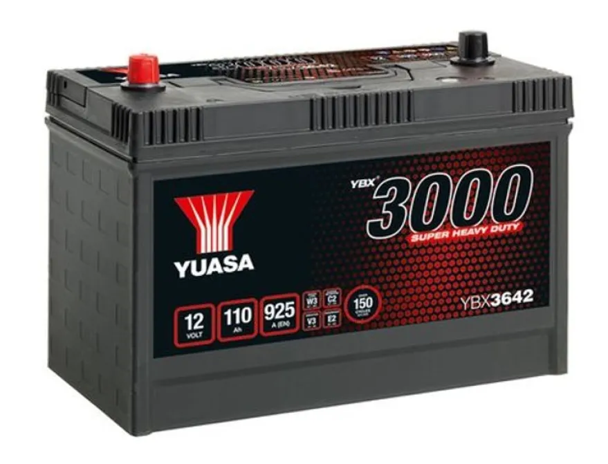 Bilbatteri SMF Yuasa YBX3642 12V 110Ah 925A