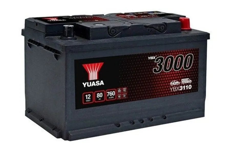 Bilbatteri SMF Yuasa YBX3110 12V 80Ah 760A