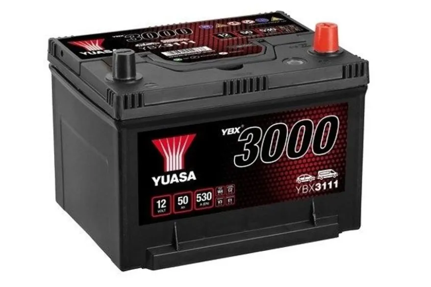 Bilbatteri SMF Yuasa YBX3111 12V 50Ah 530A