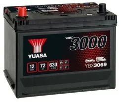 Bilbatteri SMF Yuasa YBX3069 12V 72Ah 630A
