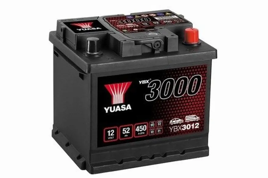 Bilbatteri SMF Yuasa YBX3012 12V 52Ah 450A