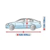 Bilöverdrag Basic Garage L Sedan 425–470 cm – Ljusgrå
