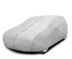 Bilöverdrag Basic Garage S2 Hatchback 320–332 cm – Ljusgrå