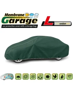 Bilöverdrag Membrane Garage L Sedan 425–470 cm – Grön