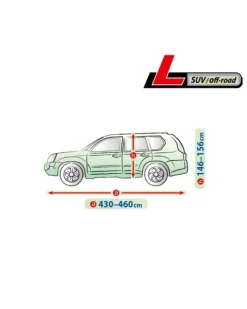 Bilöverdrag Membrane Garage L SUV 430–460 cm – Grön