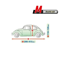 Bilöverdrag Membrane Garage M Beetle Gammal 390–415 cm – Grön