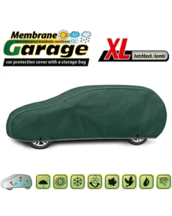 Bilöverdrag Membrane Garage XL Kombi / Hatchback 455–485 cm – Grön