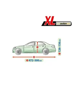 Bilöverdrag Membrane Garage XL Sedan 472–500 cm – Grön