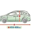 Bilöverdrag Mobile Garage L Mini Van 410–450 cm – Grå