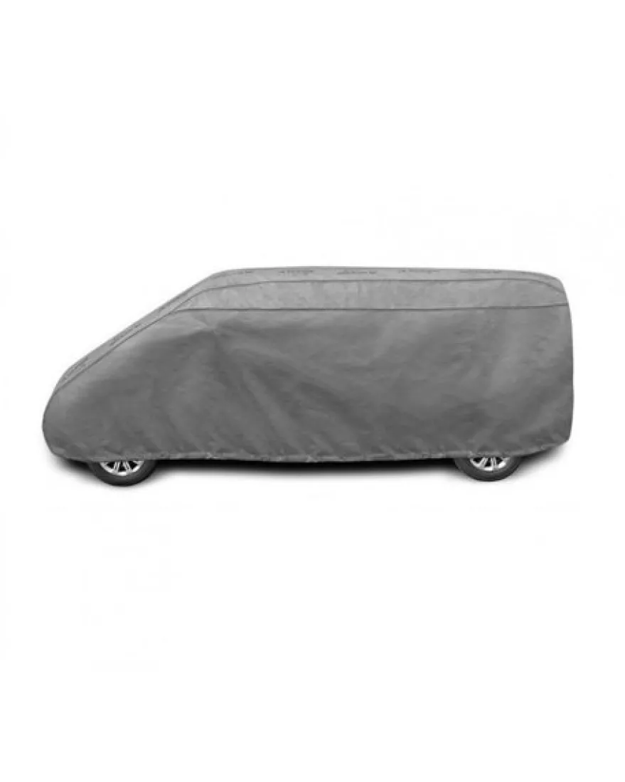 Bilöverdrag Mobile Garage L500 Transportbil/Campervan 490–520 cm – Grå