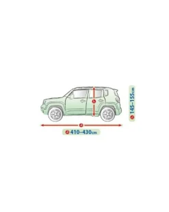Bilöverdrag Mobile Garage MH SUV 410–430 cm – Grå