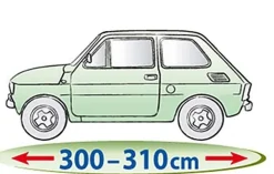 Bilöverdrag Mobile Garage S126 300–310 cm – Grå