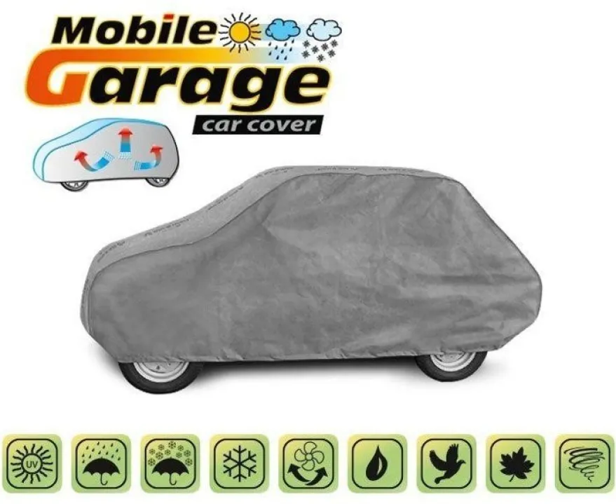 Bilöverdrag Mobile Garage S126 300–310 cm – Grå