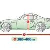 Bilöverdrag Mobile Garage S Coupe 380–400 cm – Grå