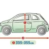 Bilöverdrag Mobile Garage S3 Hatchback 335–355 cm – Grå