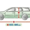 Bilöverdrag Mobile Garage XL Kombi/Hatchback 455–485 cm – Grå