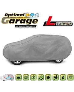 Bilöverdrag Optimal Garage L SUV 430–460 cm – Grå