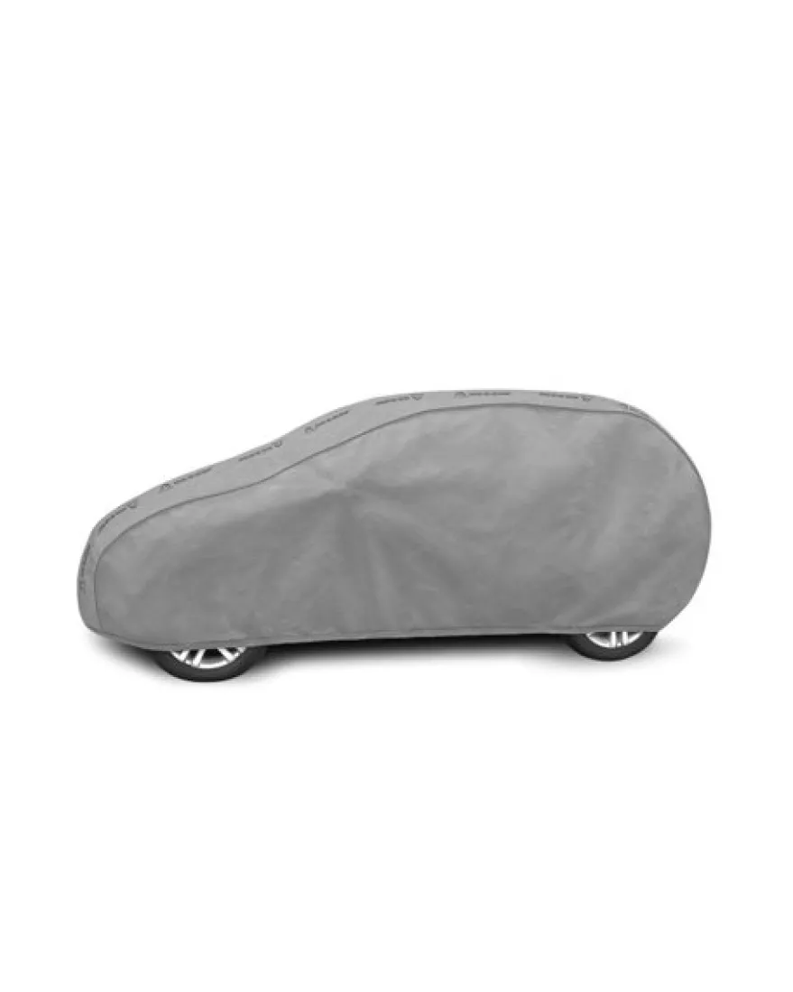 Bilöverdrag Optimal Garage M1 Hatchback 355–380 cm – Grå