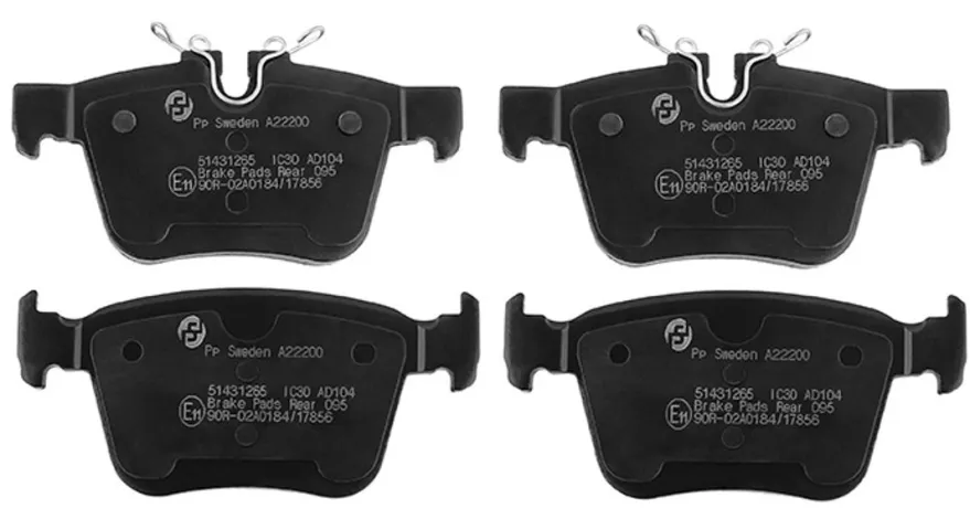 Bromsbeläggssats, skivbroms Volvo V90, Xc90, S90, Xc60, V60, S60