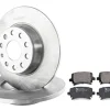 Bromssats bak – 282 mm skivor för Audi Q3, VW Tiguan, Sharan, Seat Alhambra