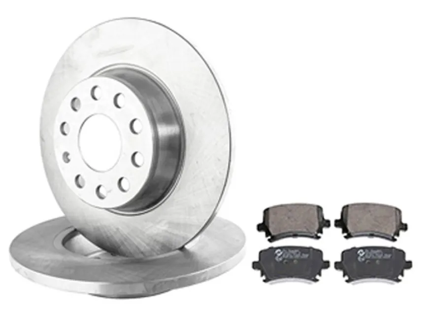 Bromssats bak – 282 mm skivor för Audi Q3, VW Tiguan, Sharan, Seat Alhambra