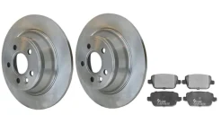 Bromssats bak – 302 mm skivor för Volvo S80 II, V70 III och XC70 II