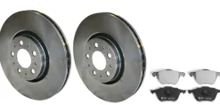 Bromssats fram – 316 mm skivor – Volvo S60 I / V70 II / XC90 I