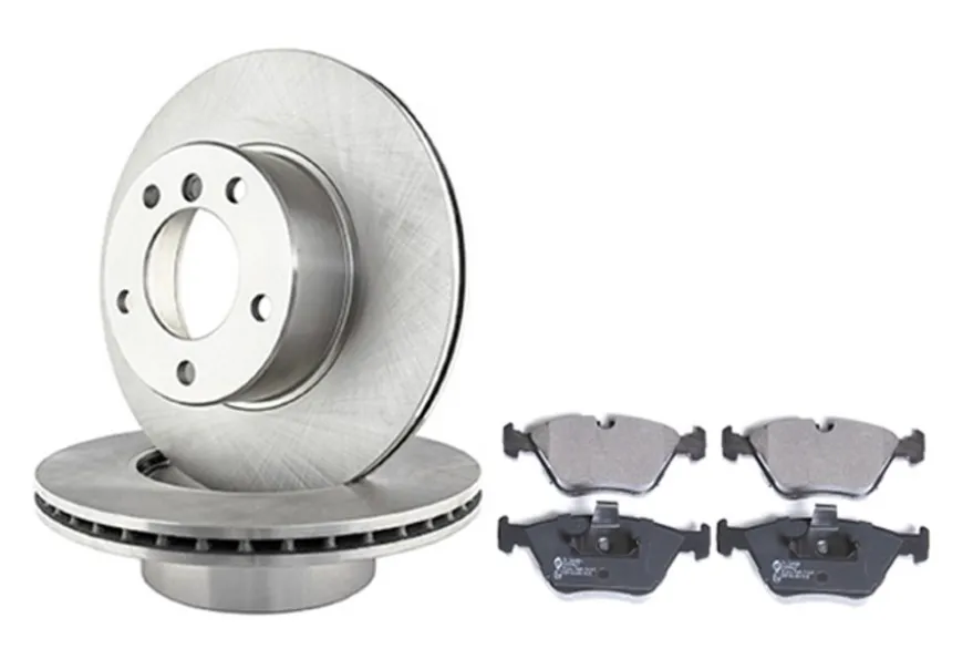 Bromssats fram – ventilerade bromsskivor – BMW 5 Serie E39