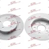 Bromsskiva Bakaxel 2 st till FORD FOCUS